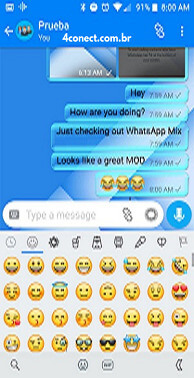 imagem da tela do whatsapp mix apk atualizado android